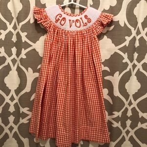 UT Vols Smocked Dress • 2T